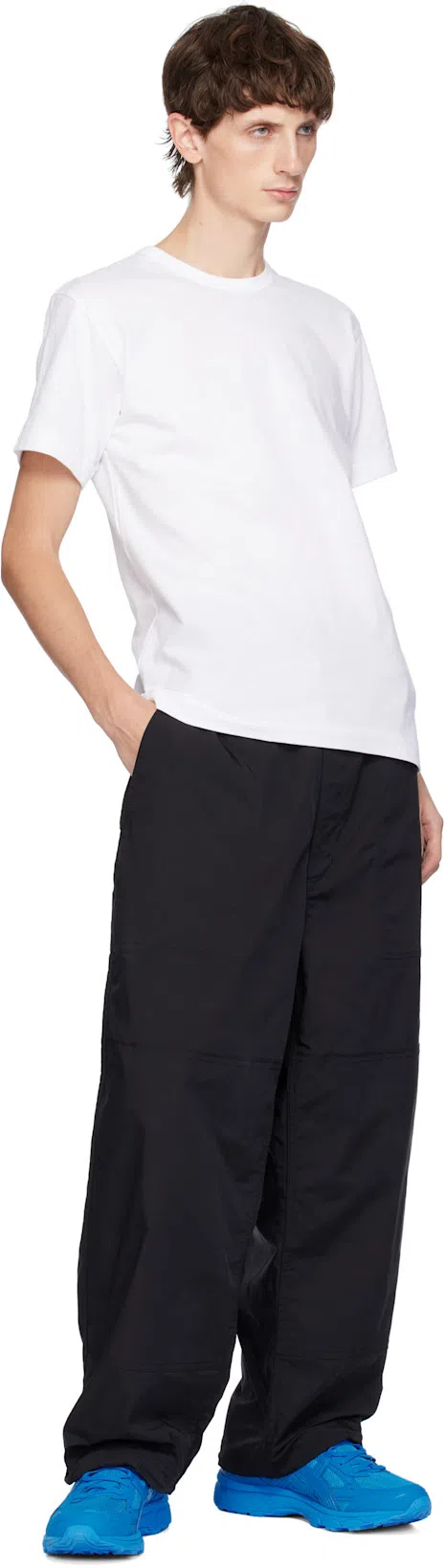 COMME DES GARÇONS HOMME DEUX Black Drawstring Trousers In 1 Black