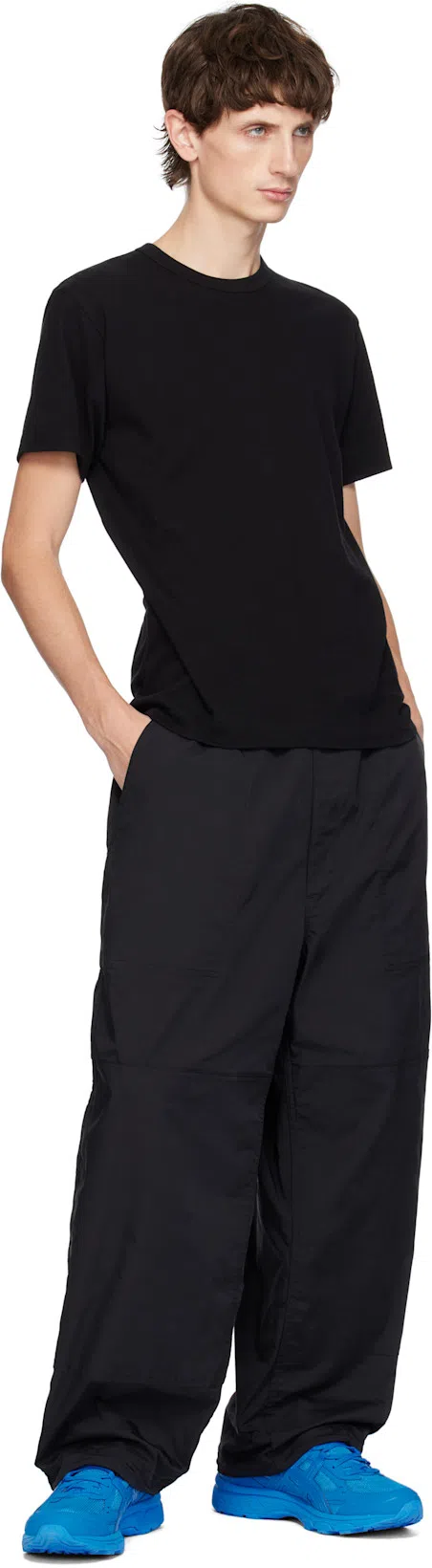 COMME DES GARÇONS HOMME DEUX Black Drawstring Trousers In 1 Black