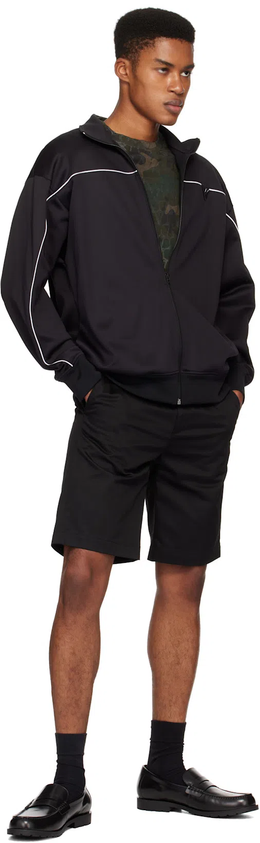 VALENTINO Toile Iconographe Camouflage-print T-shirt In Green