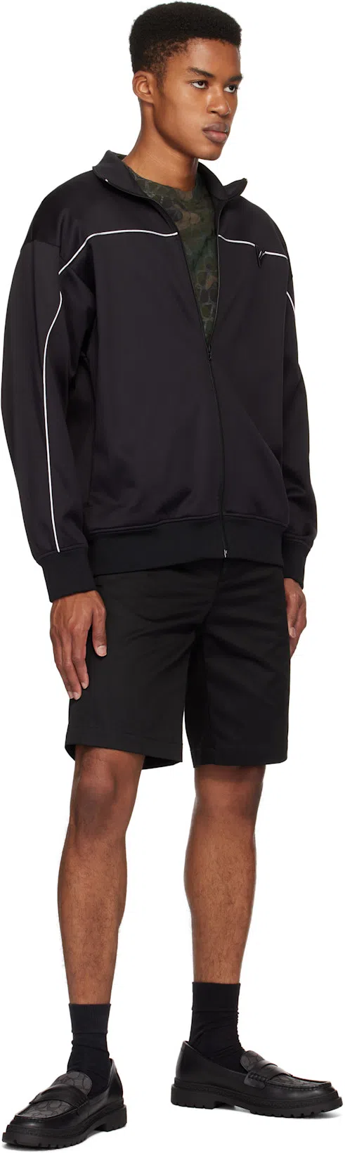 VALENTINO Toile Iconographe Camouflage-print T-shirt In Green