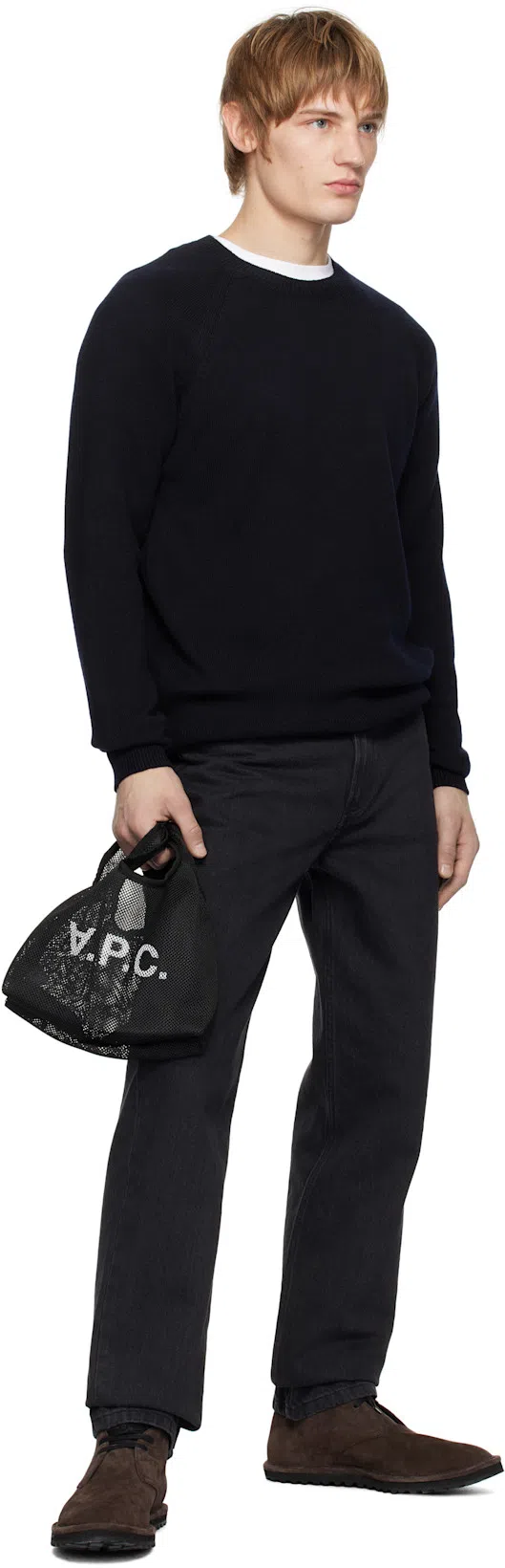 DRIES VAN NOTEN Brown Suede Desert Boots In 704 Dark Brown