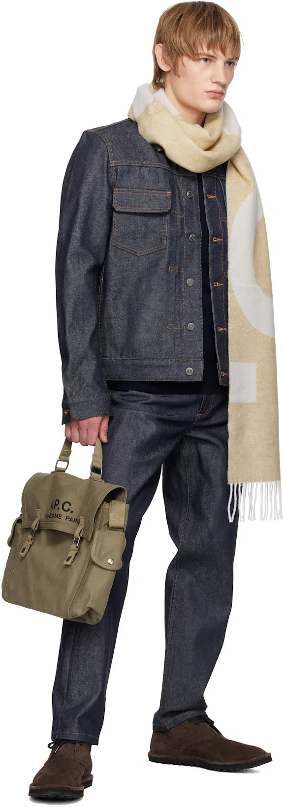 DRIES VAN NOTEN Brown Suede Desert Boots In 704 Dark Brown