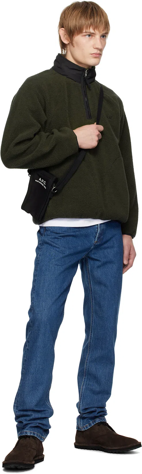 DRIES VAN NOTEN Brown Suede Desert Boots In 704 Dark Brown