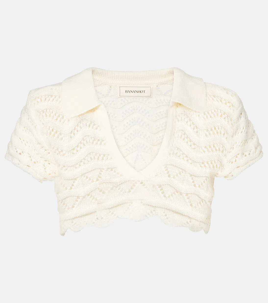 AMINA MUADDI Lupita Fishnet And Leather Mules In Brown