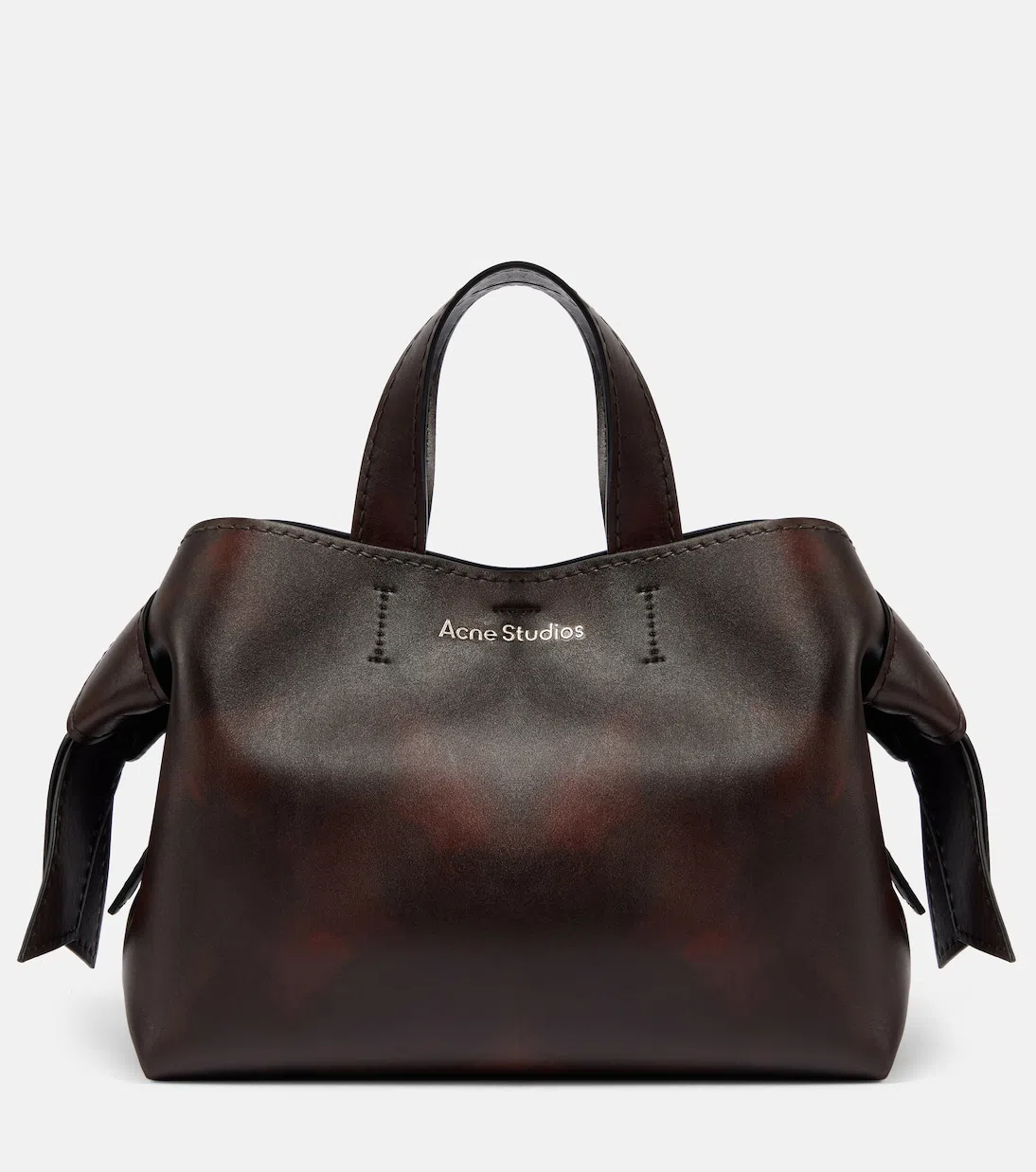 ACNE STUDIOS Musubi Midi Tote In Dark Brown