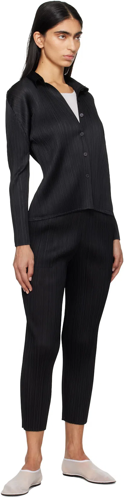 THE ROW White Sock Slippers In Purple