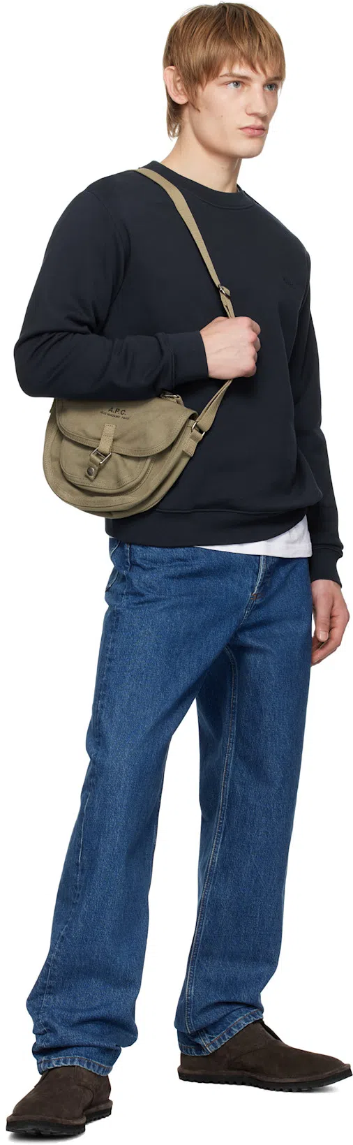 DRIES VAN NOTEN Brown Suede Desert Boots In 704 Dark Brown