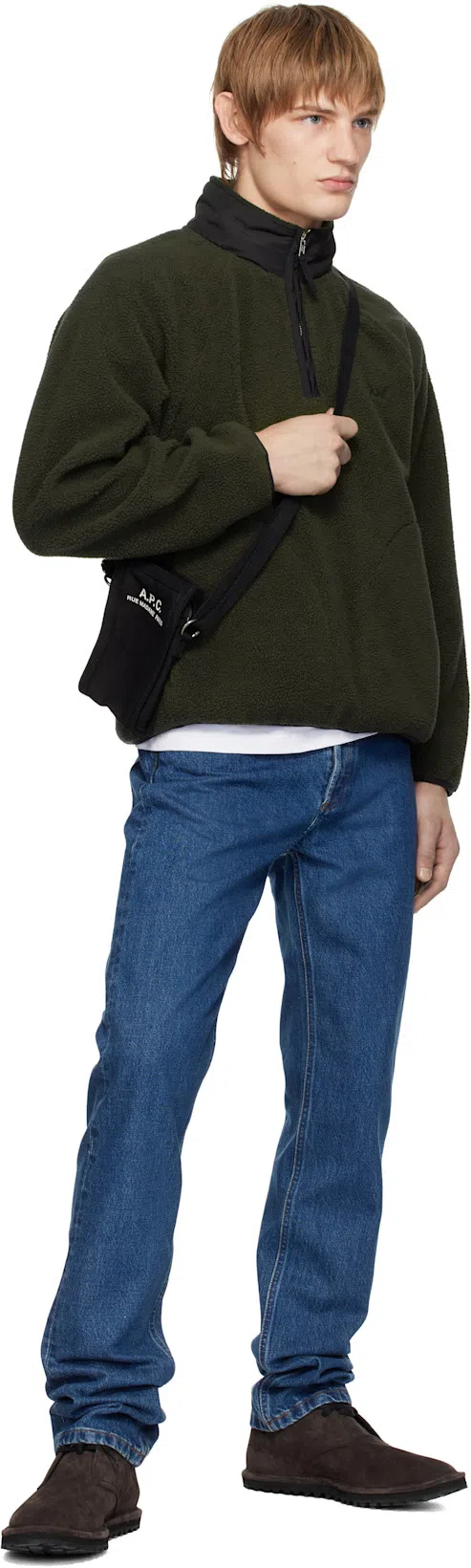 DRIES VAN NOTEN Brown Suede Desert Boots In 704 Dark Brown