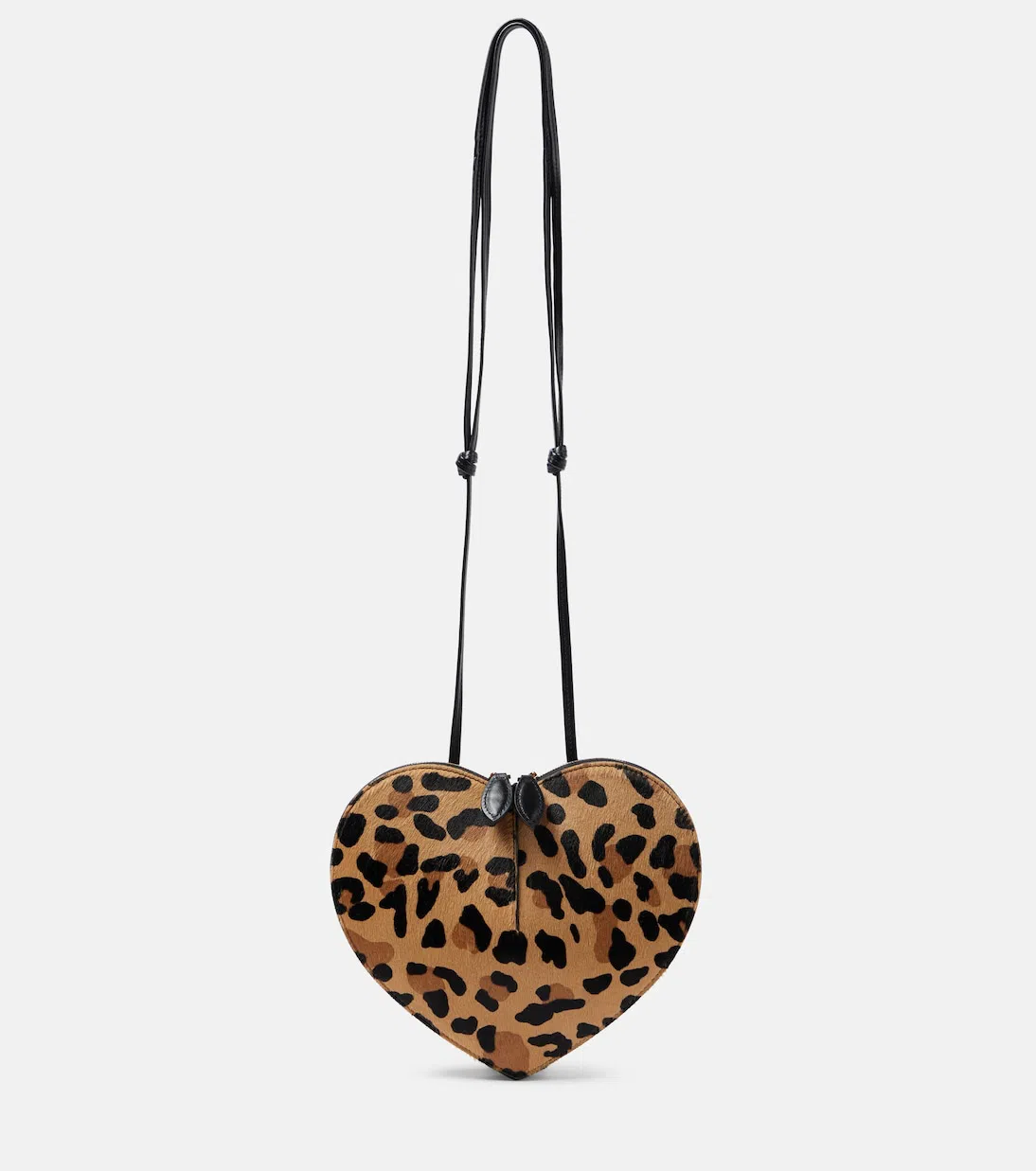 ALAÏA Alaia Le Coeur Bag In Leopard-print Calf Hair Women In Black