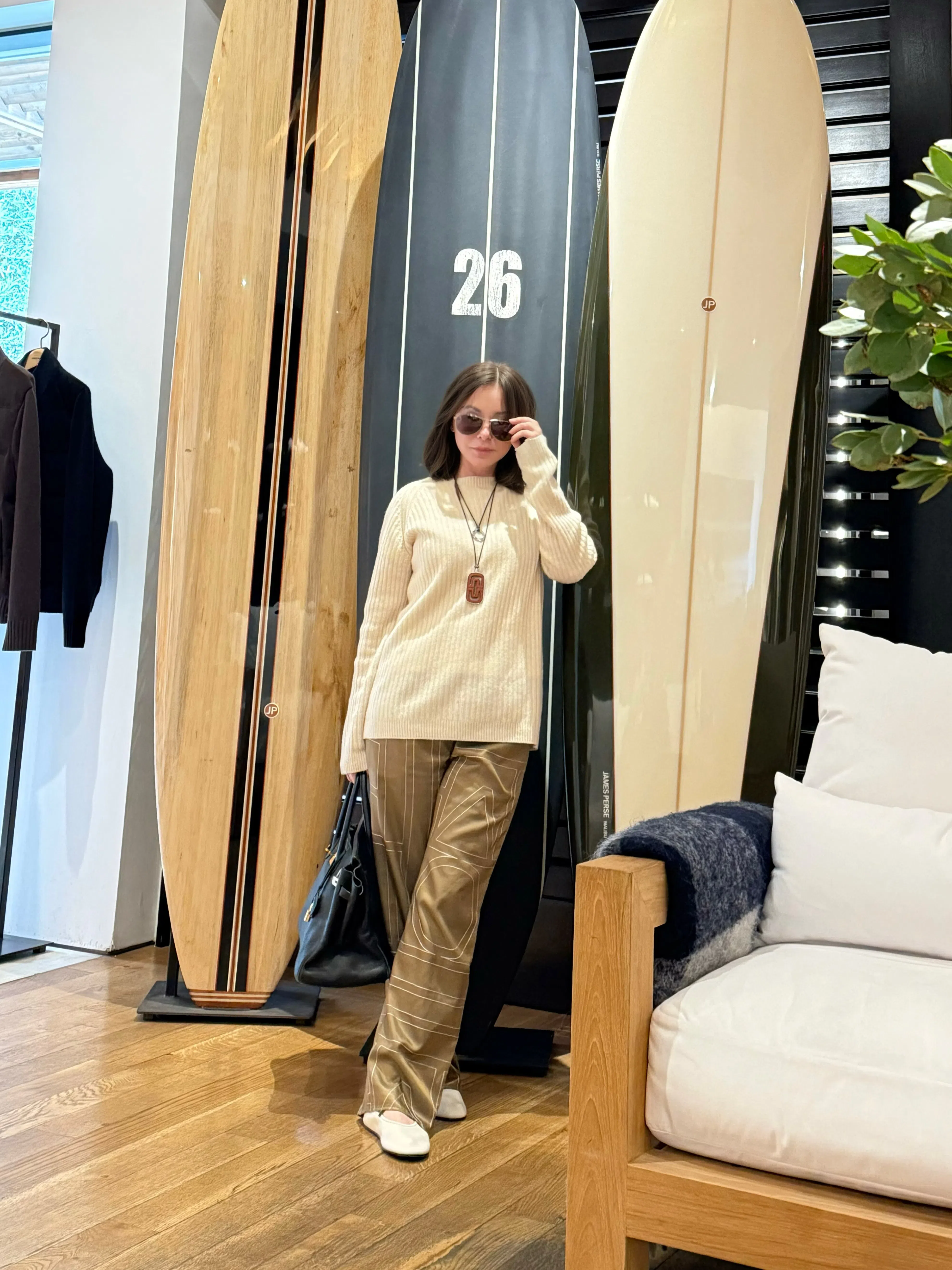 THE ROW Lambskin Band Ballerina Flats In Animal Print