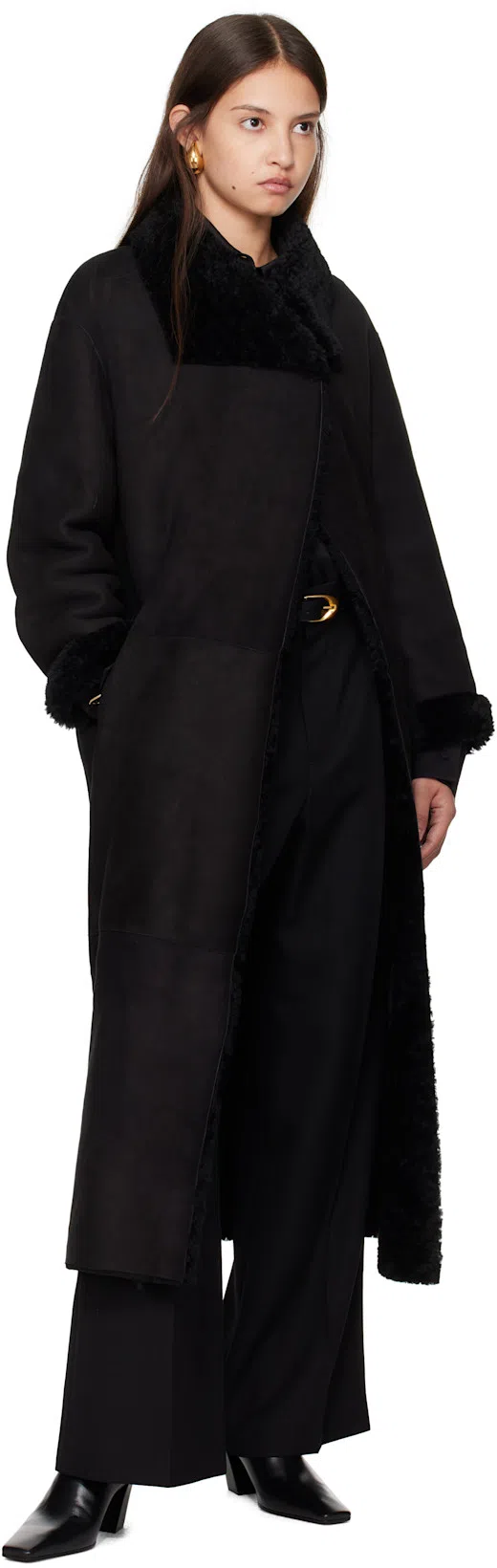 BOTTEGA VENETA Lewis Banzai Leather Loafer Pumps In Black