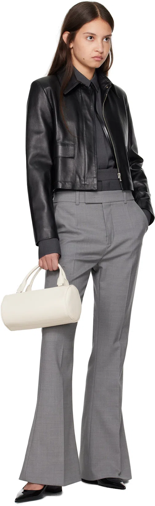 VALENTINO GARAVANI Valentino Vlogo 50 Patent Pump In Black