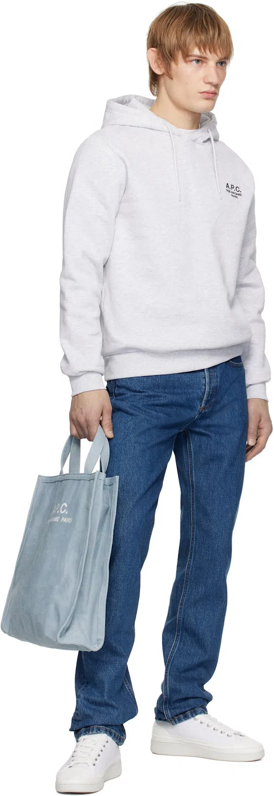 APC Blue Recuperation Shopping Tote In Gray