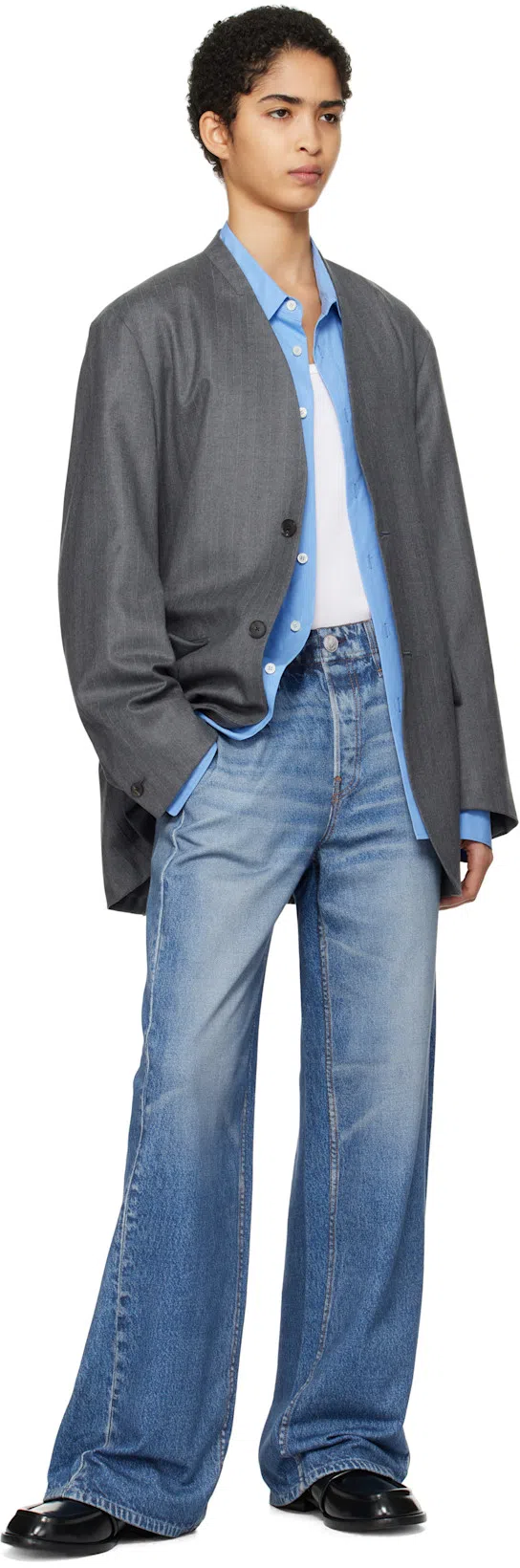 ACNE STUDIOS 25mm Bargot Leather Loafers In Black