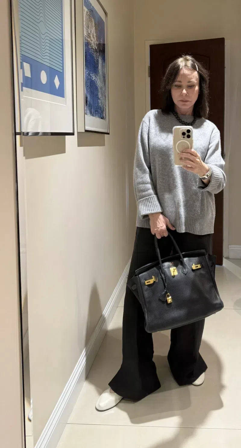 THE ROW Lambskin Band Ballerina Flats In Animal Print