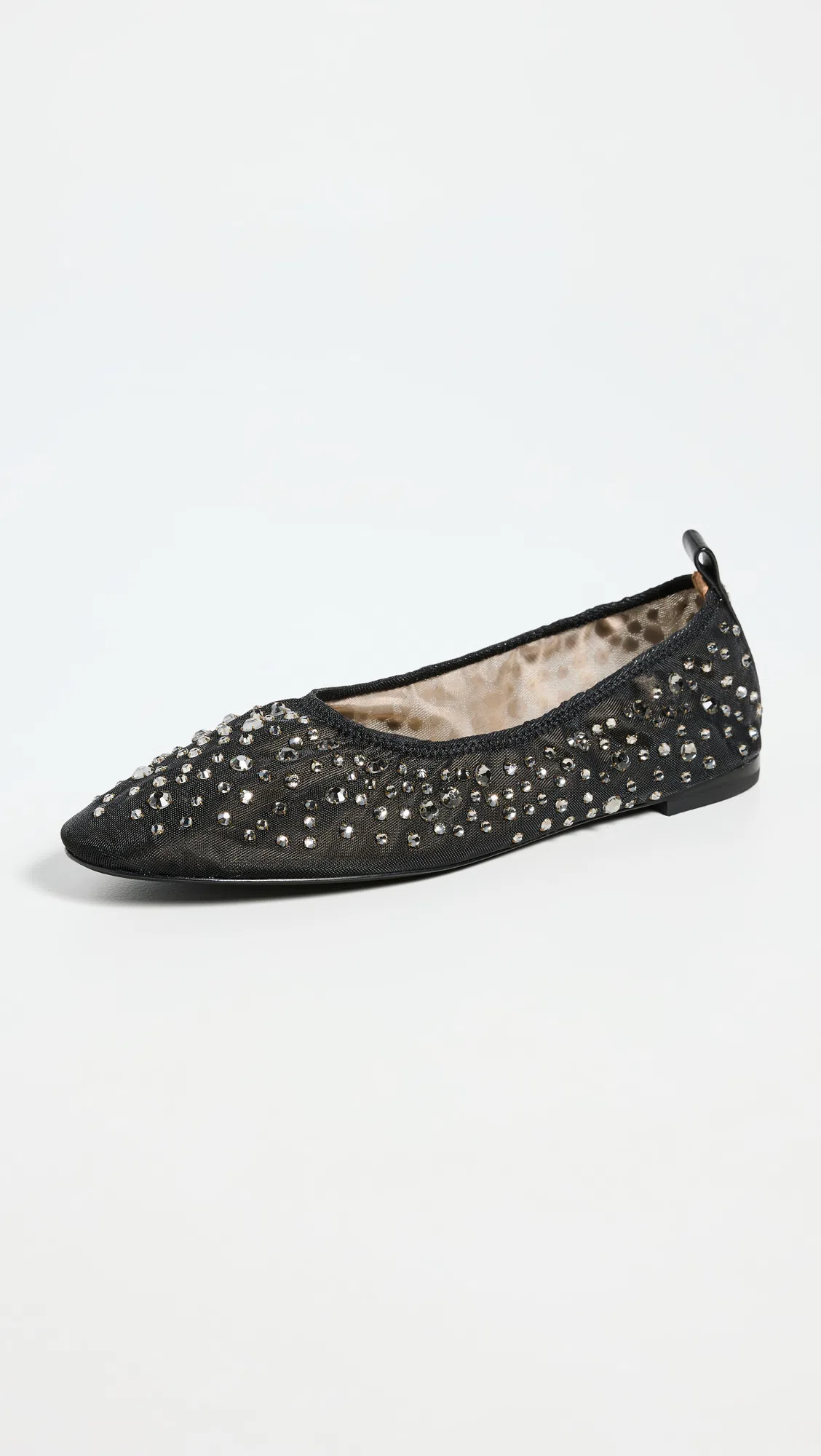 TORY BURCH Ballerina With Crystals In Black