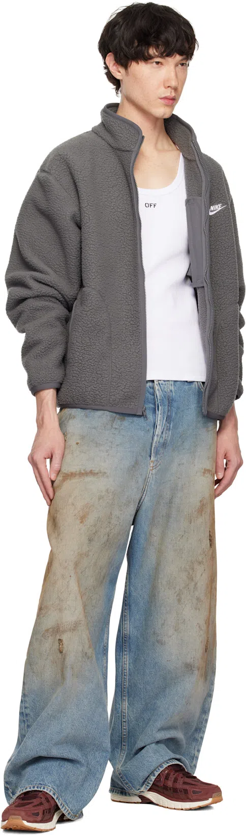 ACNE STUDIOS 2023m Penicillin Denim Jeans In Mid Blue