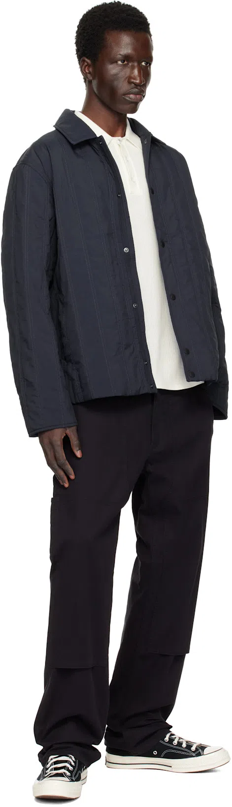 RAG & BONE Maxwell Quilted Shell Jacket In Blue
