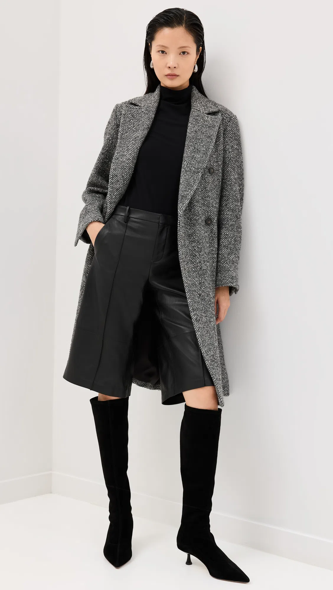 TIMELESS PEARLY Set Of Tube Rings In Gold/silver