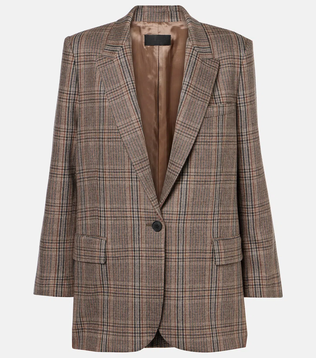 SAINT LAURENT Le 37 Ysl Bucket Bag In Smooth Leather In Dark Sweet Choco