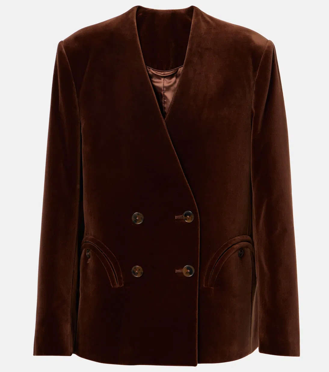 SAINT LAURENT Le 37 Ysl Bucket Bag In Smooth Leather In Dark Sweet Choco