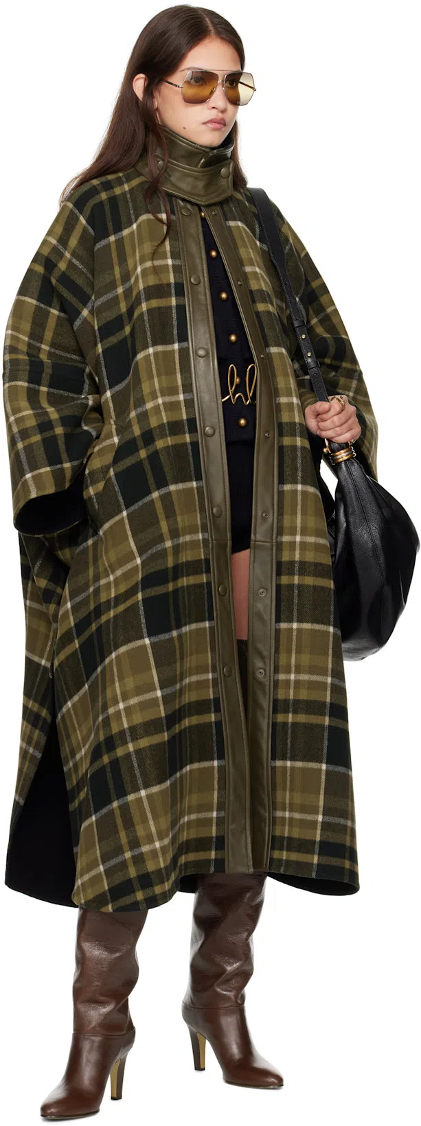 CHLOÉ 85mm Eve Leather Over-the-knee Boots In 25e Sooty Brown