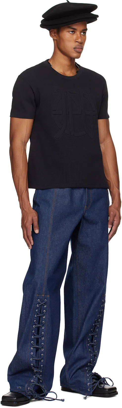 MARTINE ROSE Bulb Toe Buckle Loafers In Multi