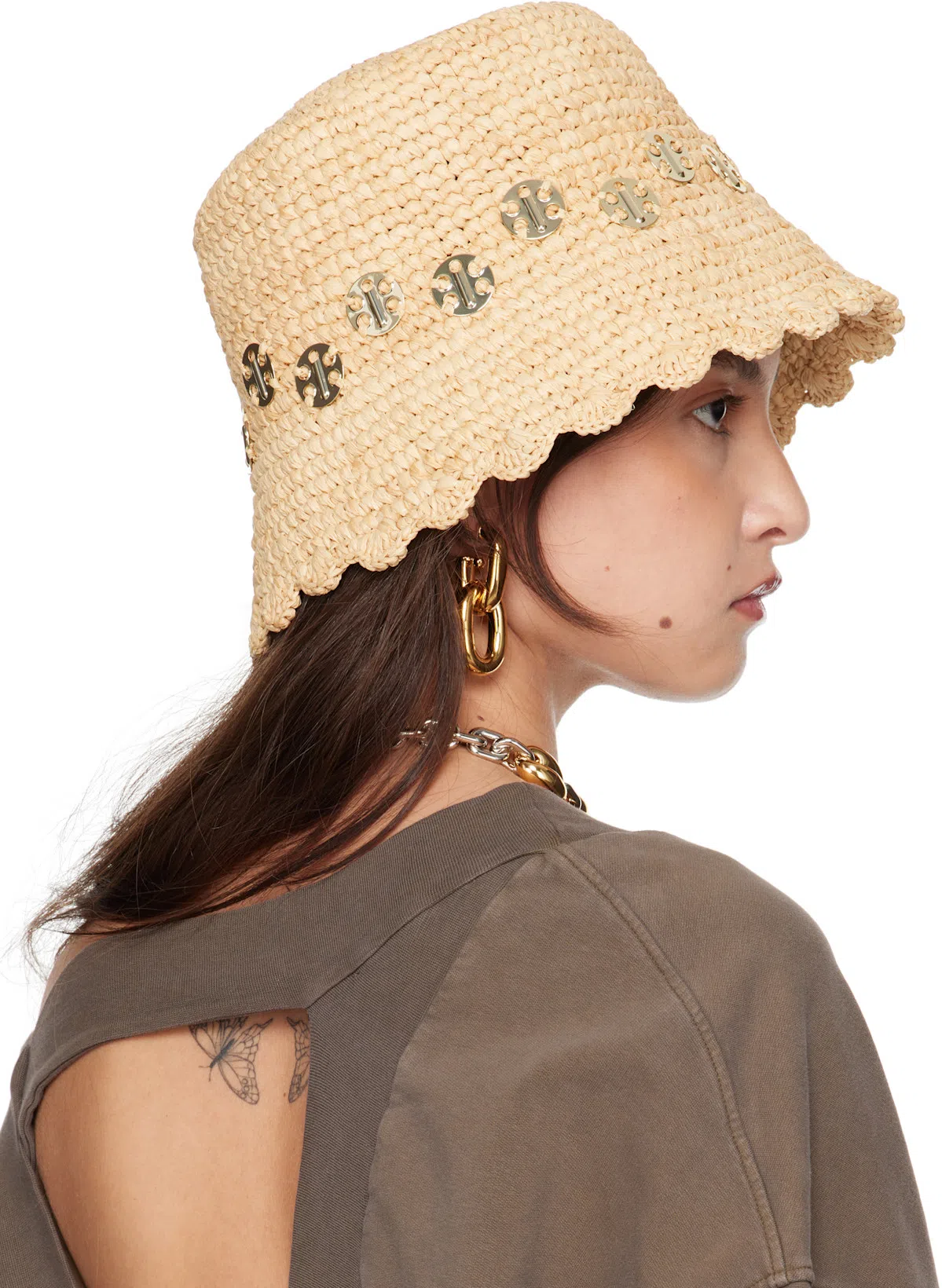 RABANNE Xl Link Jewelry Gold In Grey