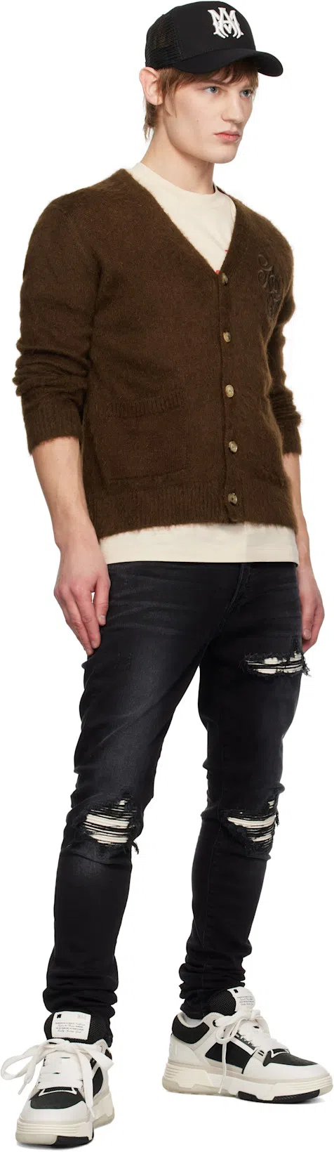 AMIRI Logo-print Cotton T-shirt In White