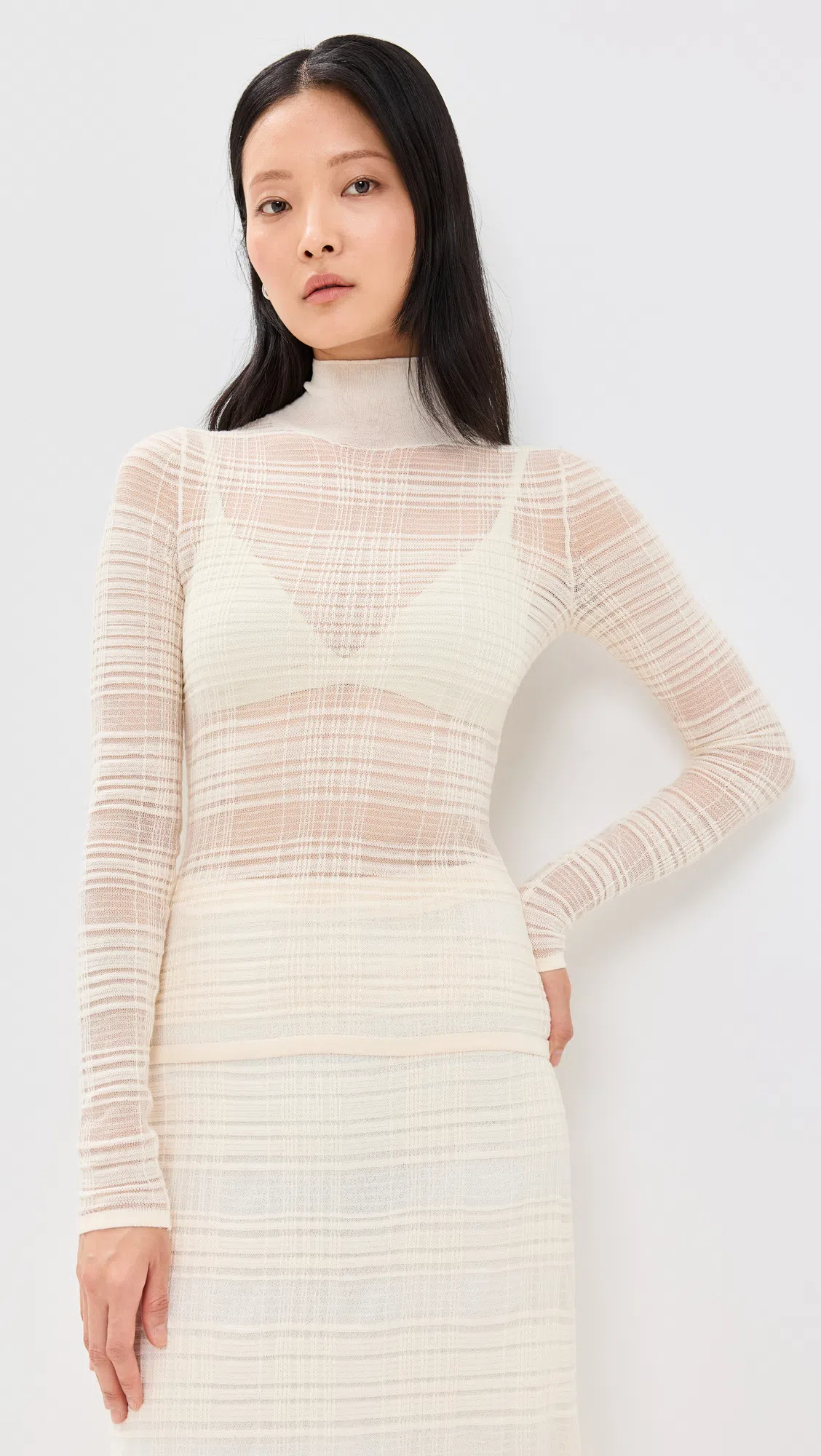 KIKI DE MONTPARNASSE Tous Les Jours Charmeuse Bra In Neutrals