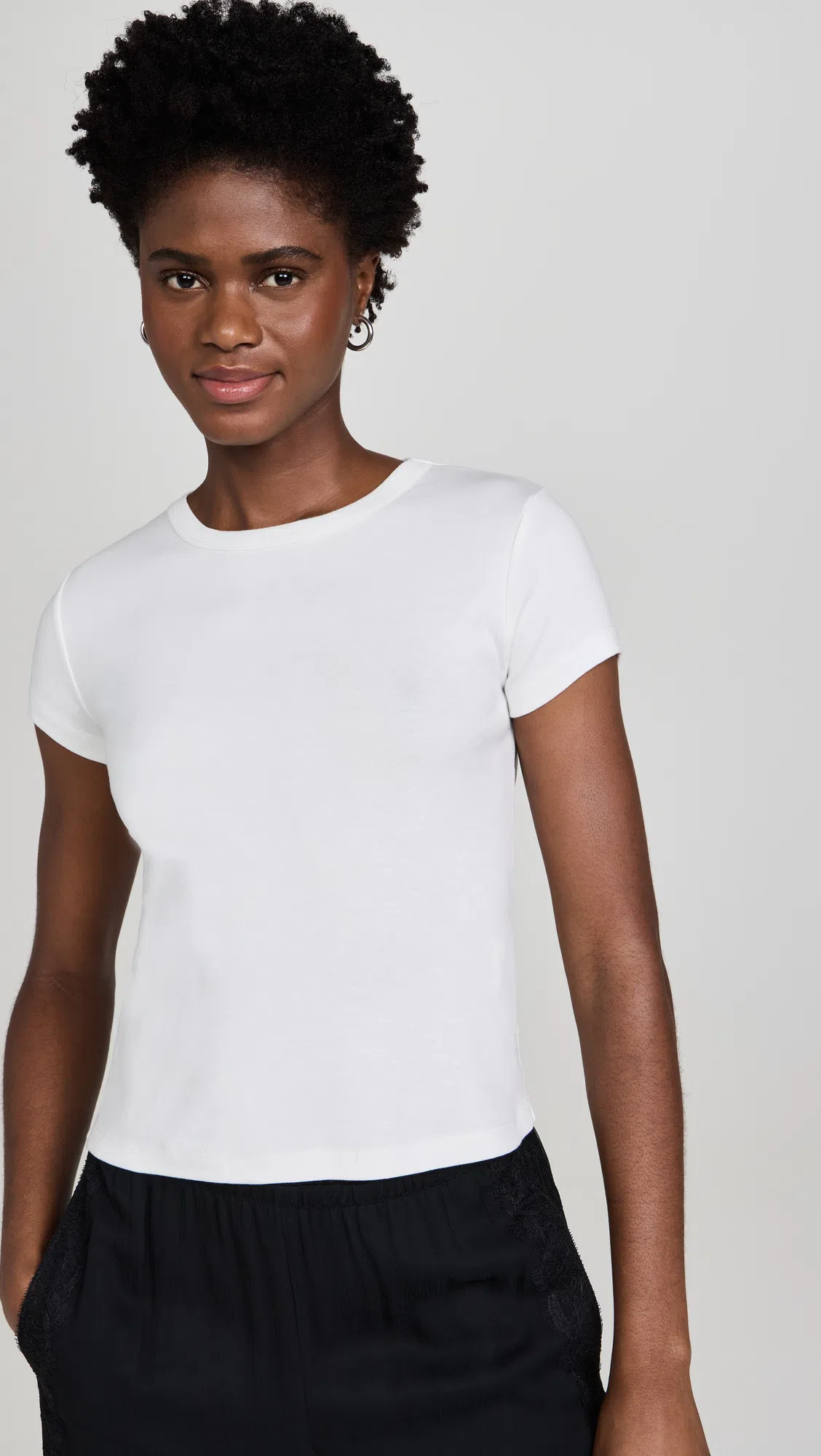 ST AGNI Organic Cotton Baby Tee In White