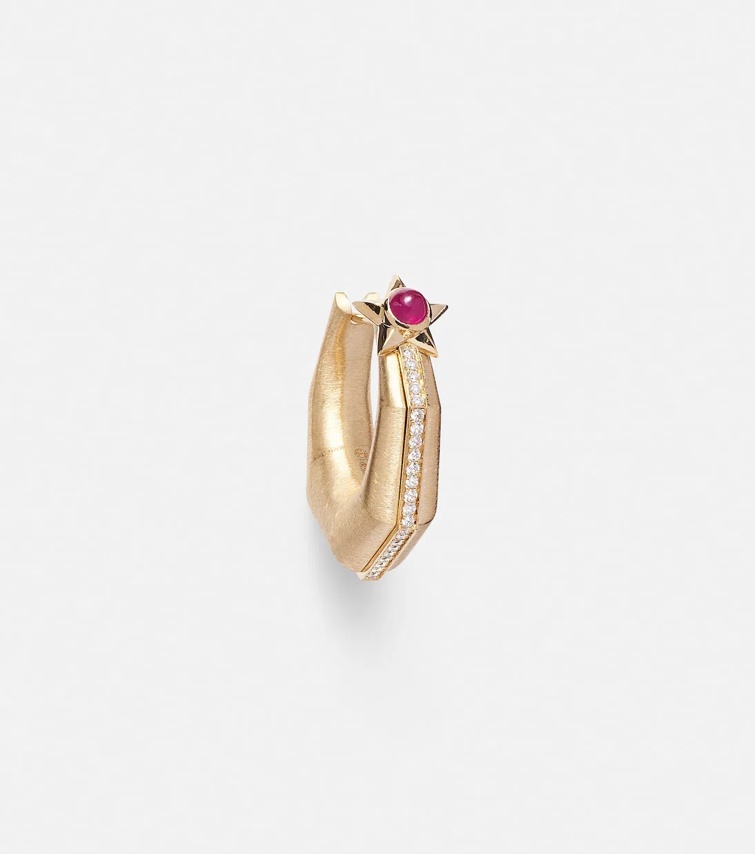 GIANVITO ROSSI Love Knot Metallic Square Toe Mules In Gold