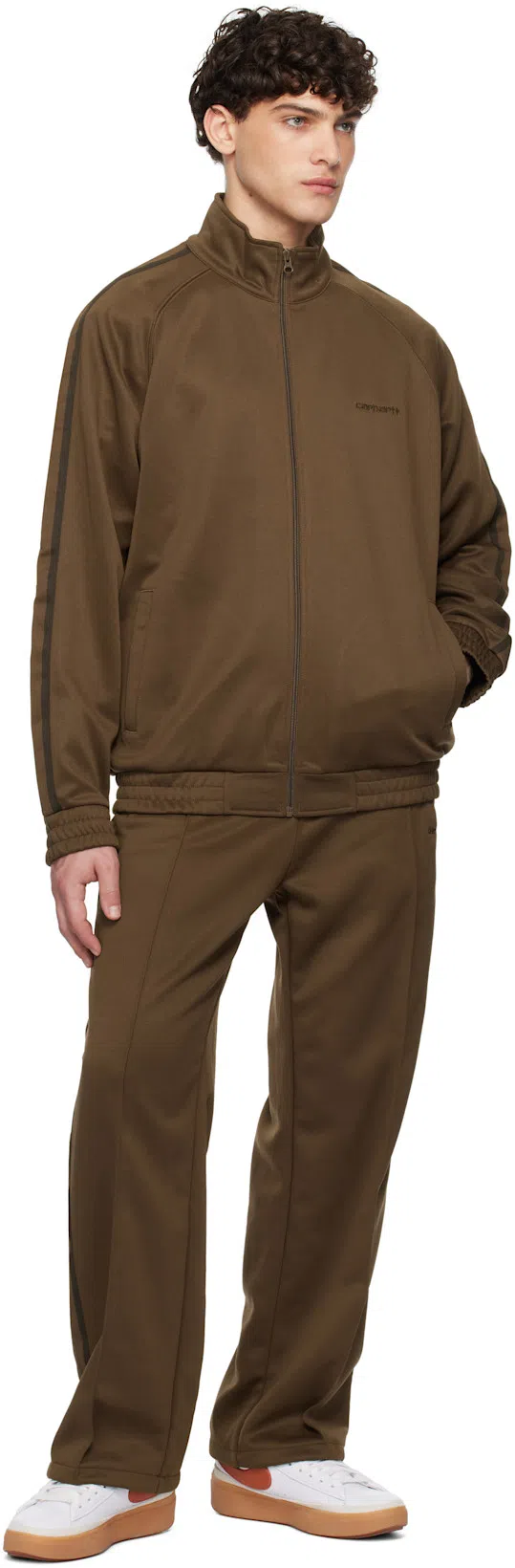 TIMBERLAND Authentic Brown Loafers With Embossed Logo On The Side In Leather Man