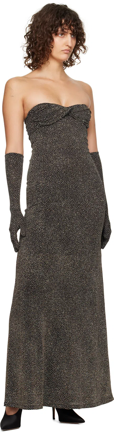 ANINE BING 50mm Hilda Pumps In Black