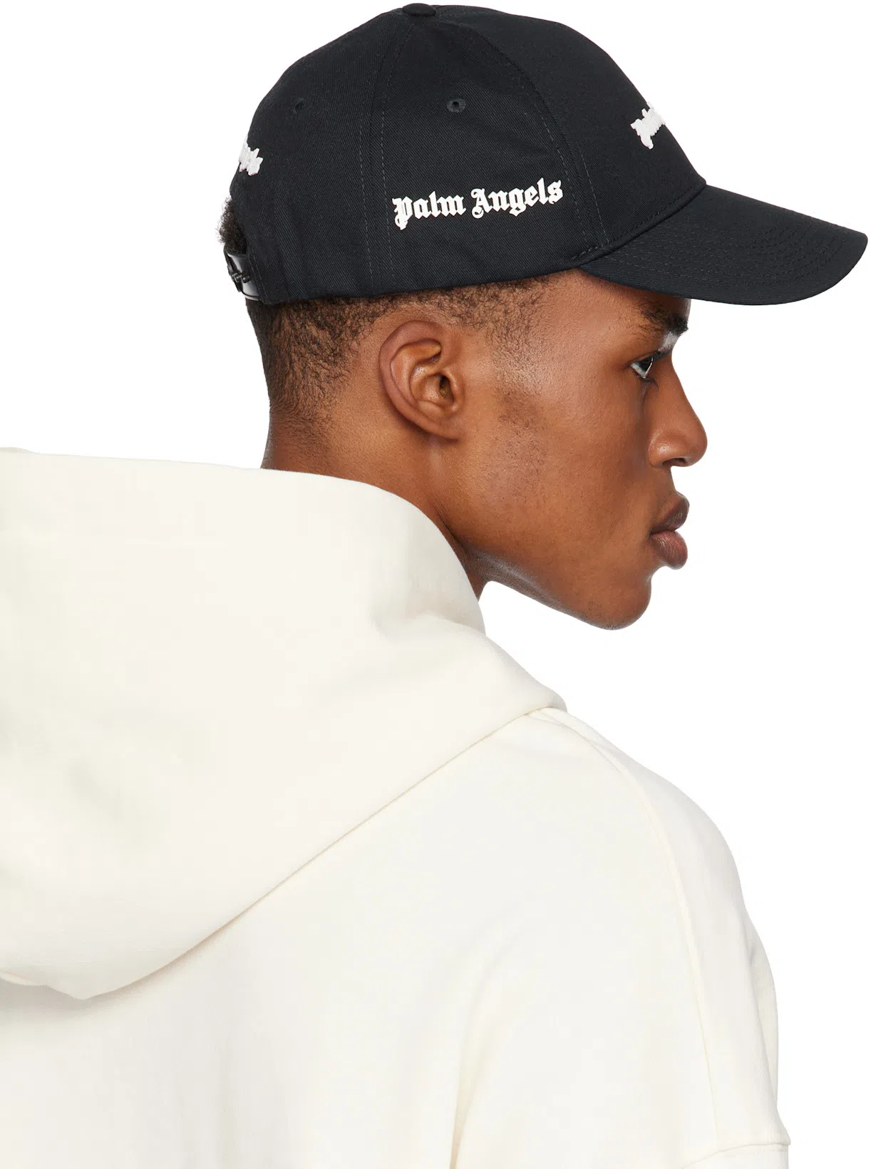 PALM ANGELS Palm Tree Intarsia Knit Crewneck Jumper In Multicolor