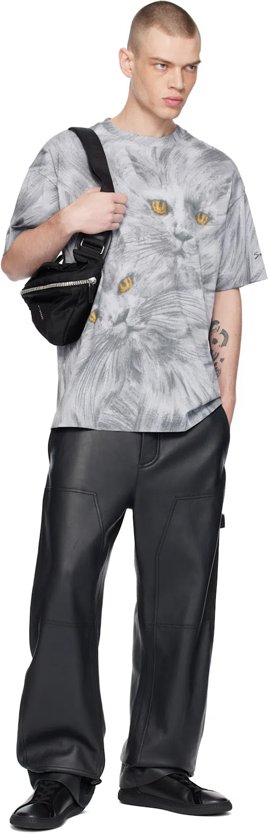 GIVENCHY Black Leather G Move Sneakers