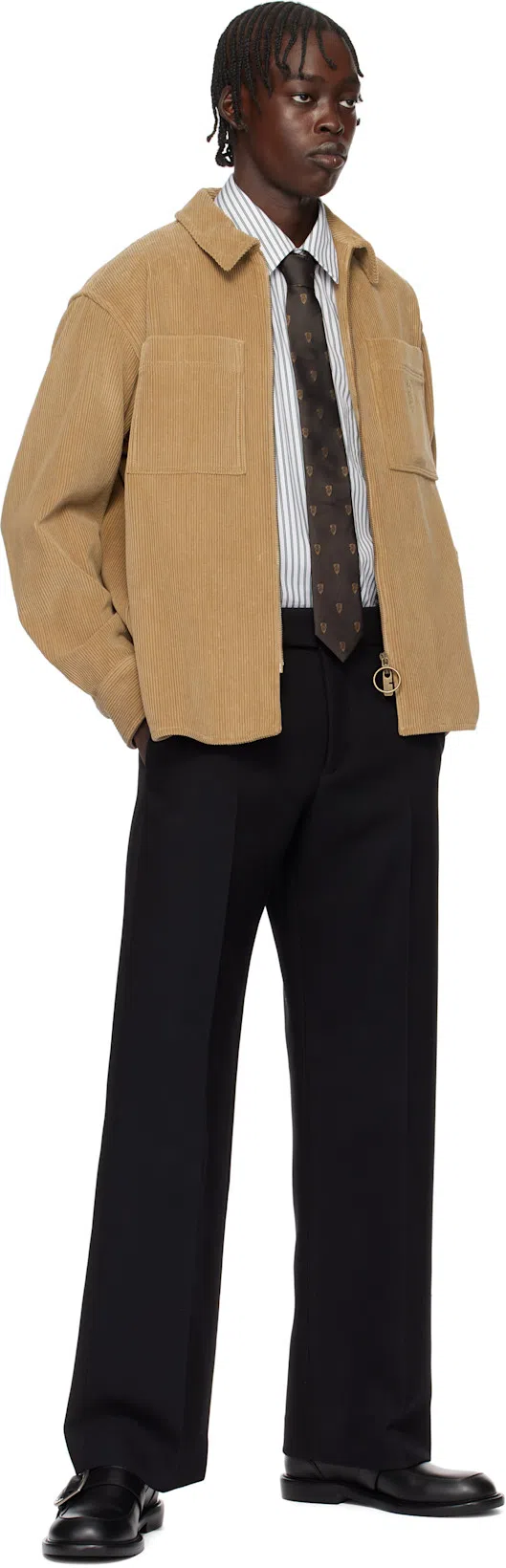 BURBERRY Black Three-pocket Trousers