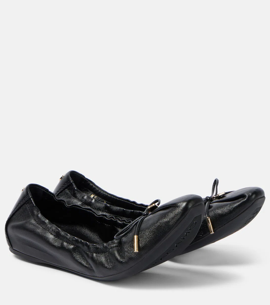 FERRAGAMO Ballerina Woman Ballet Flats Black Size 7 Lambskin