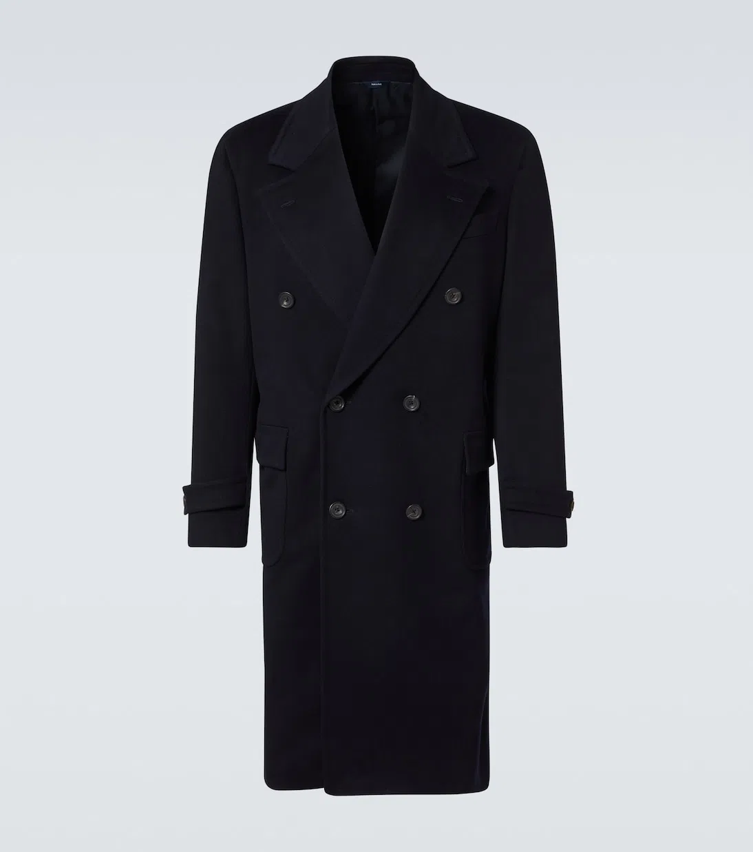 BRUNELLO CUCINELLI Men Basic Fit Twill Shirt With Button-down Collar In White