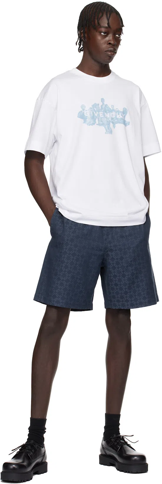 GIVENCHY Oggetti Di Hubert Printed T-shirt In White