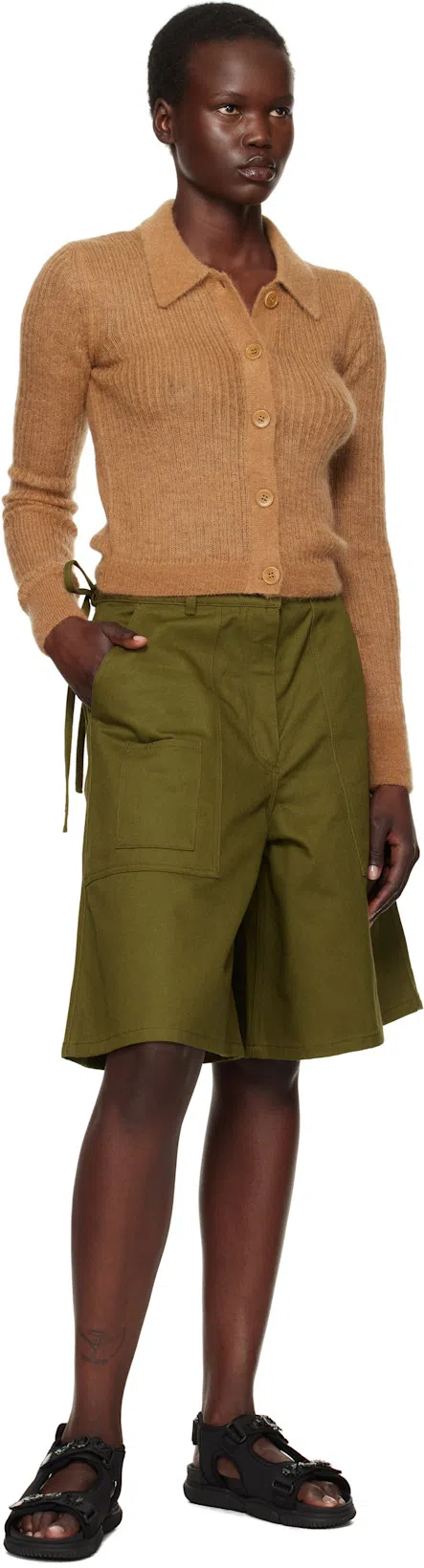 CECILIE BAHNSEN Valeria Sandals In Black