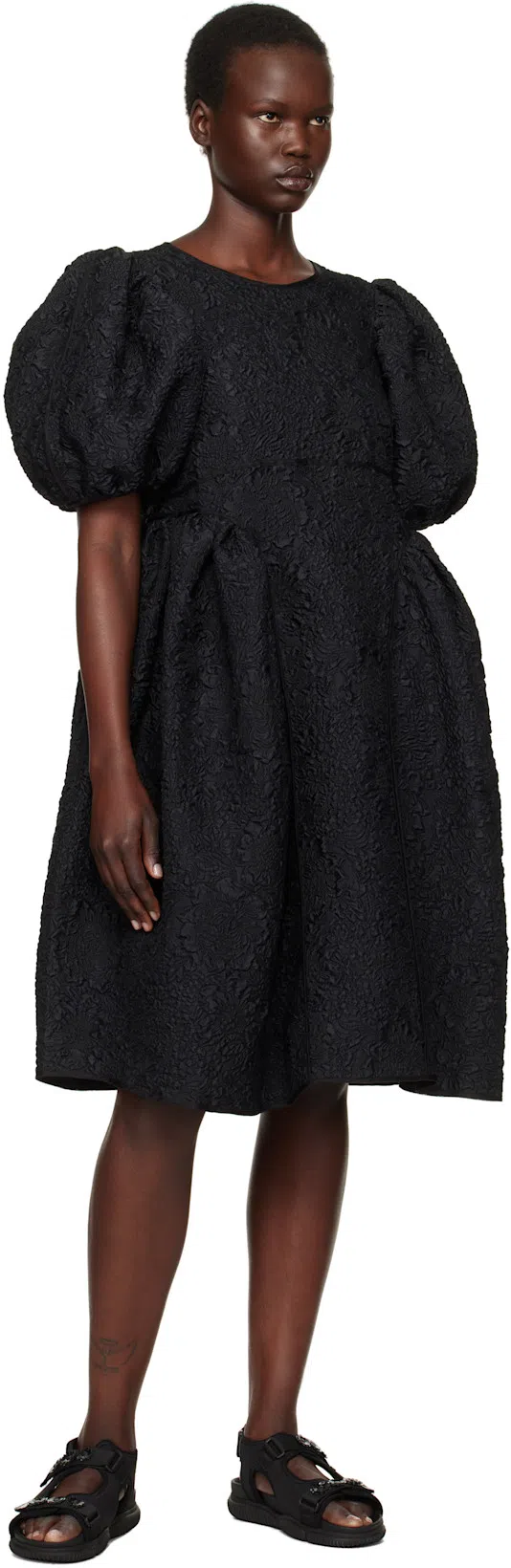 CECILIE BAHNSEN Valeria Sandals In Black