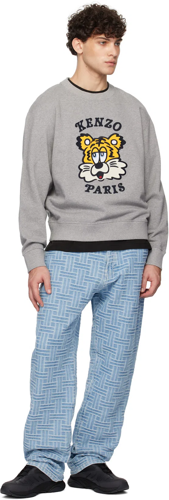 KENZO Embroidered-logo T-shirt In Black