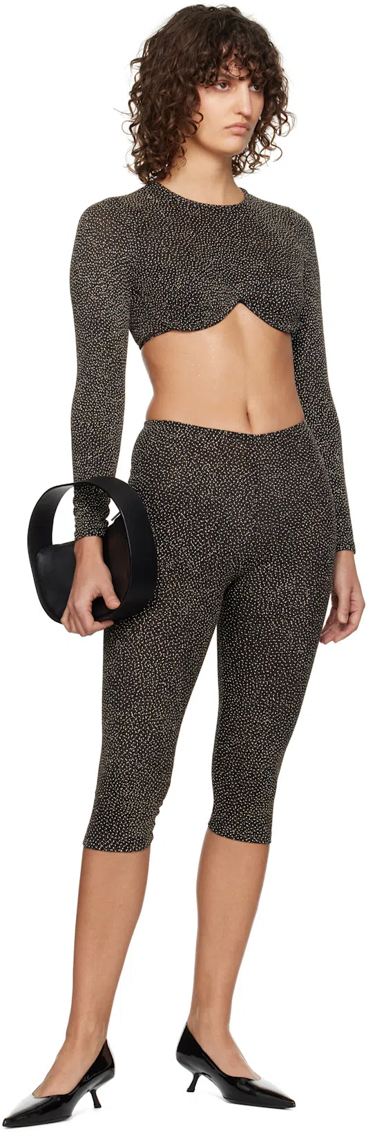 ANINE BING 50mm Hilda Pumps In Black