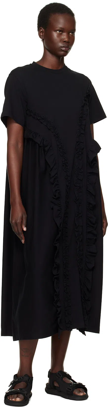 CECILIE BAHNSEN Valeria Sandals In Black