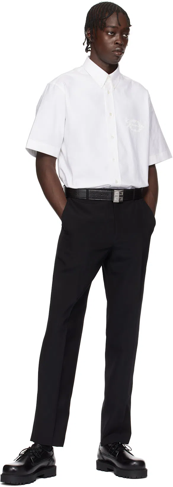 GIVENCHY Black Leather Chelsea Boots In 001-black