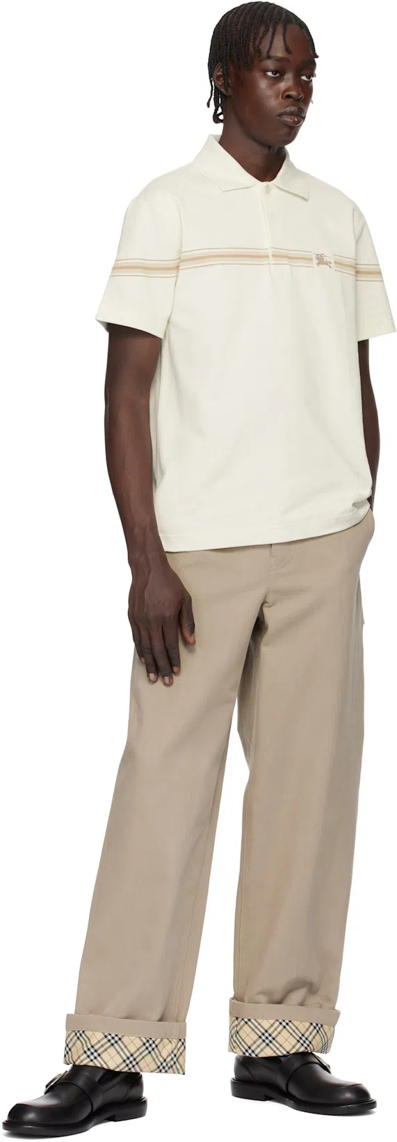 BURBERRY Cotton Carpenter Trousers In Multicolor