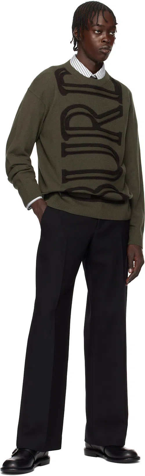 BURBERRY Black Three-pocket Trousers