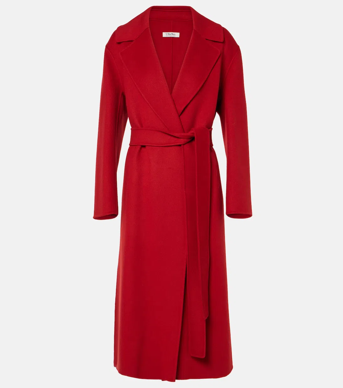 S MAX MARA Livia Wool Coat In Red