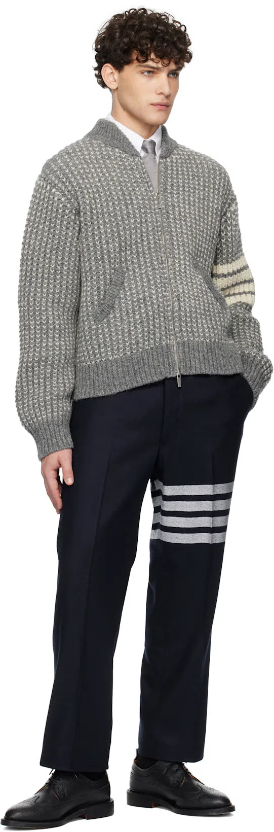 THOM BROWNE Classic Button-down Shirt In White